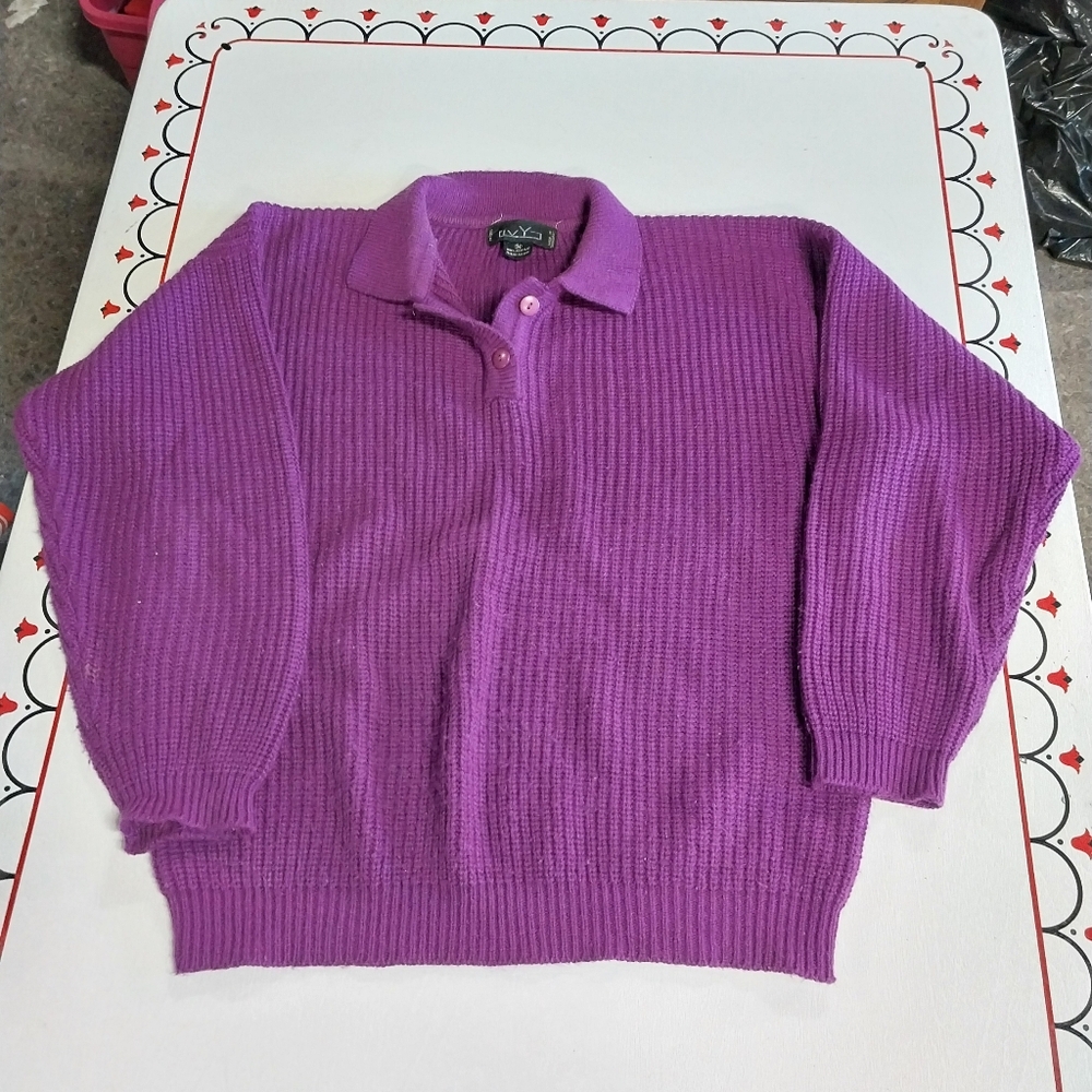 Vintage Ivy Purple Women's Sweater